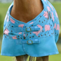 Saxon Pony Lightweight Turnout Blanket - Pig Print -Lemieux Shop 101622 c1137 alt1