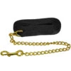 Jacks Lead Flat Nylon With 24 Inch Solid Brass Chain -Lemieux Shop 1140 c1105