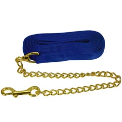 Jacks Lead Flat Nylon With 24 Inch Solid Brass Chain 15 Jacks Lead Flat Nylon With 24 Inch Solid Brass Chain -Lemieux Shop 1140 c1106