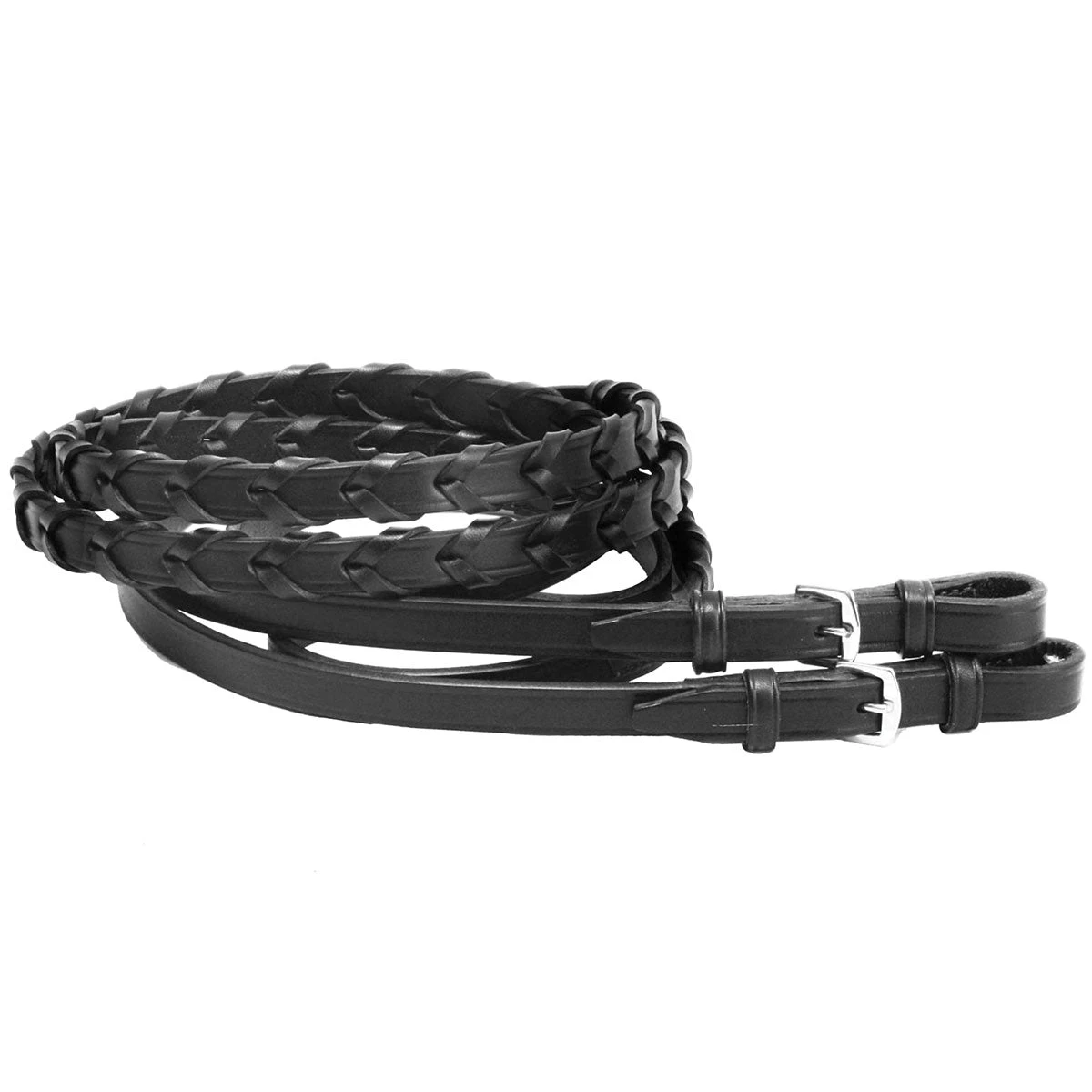 Tory Large Horse Laced Reins With Buckle End 3 Tory Large Horse Laced Reins With Buckle End