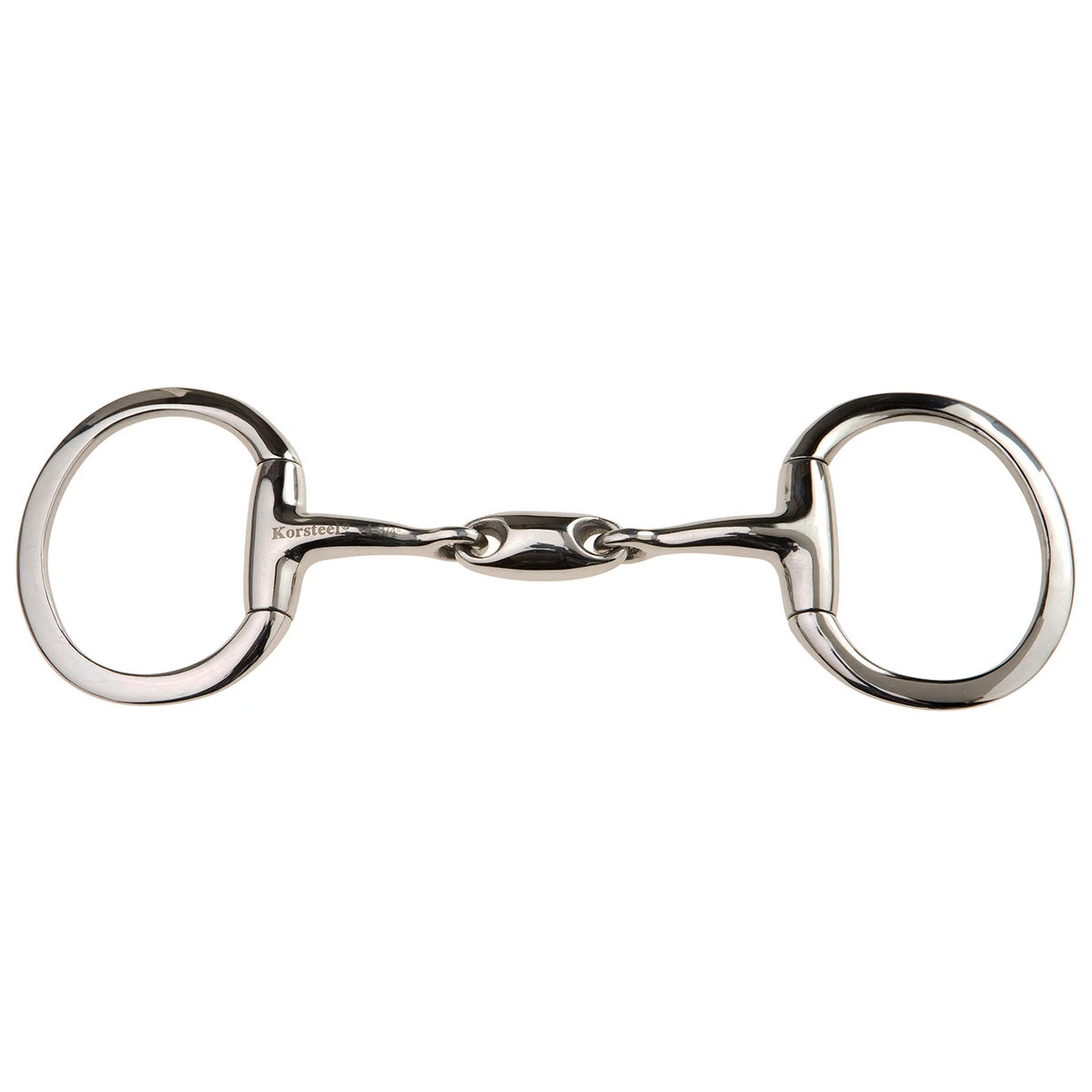Korsteel Stainless Steel Oval Link Eggbut Snaffle 3 Korsteel Stainless Steel Oval Link Eggbut Snaffle