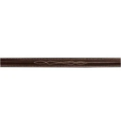 Black Oak Round Raised Fancy Stitch Standing Martingale -Lemieux Shop 221301 c1109 alt1