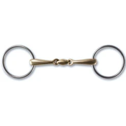 Stübben Sweet Copper Loose Ring Snaffle With Bean Mouth