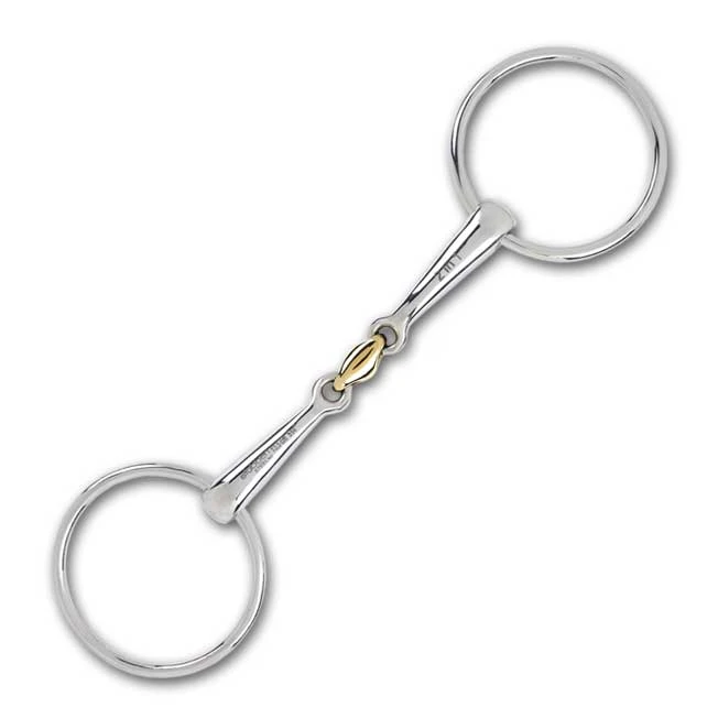 Stubben 2-in-1 Loose Ring Snaffle With Copper Bean 3 Stubben 2-in-1 Loose Ring Snaffle With Copper Bean