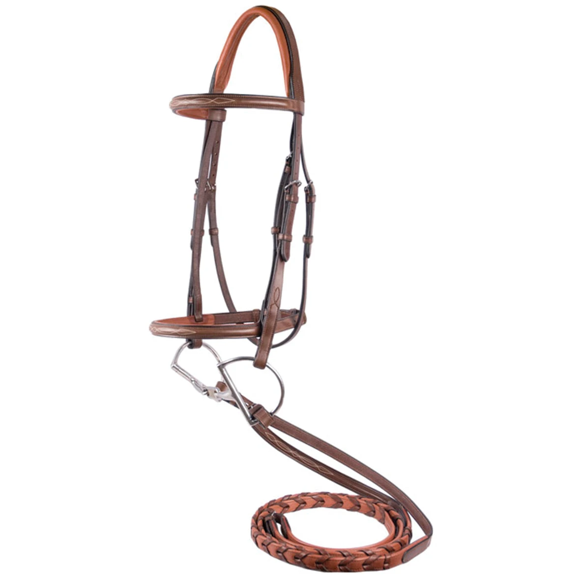 M Toulouse Novice Fancy Stitched Hunter Bridle 4 M Toulouse Novice Fancy Stitched Hunter Bridle - Image 2