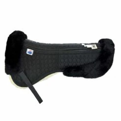 EA Mattes Gold Dressage Correction Half Pad With Trim