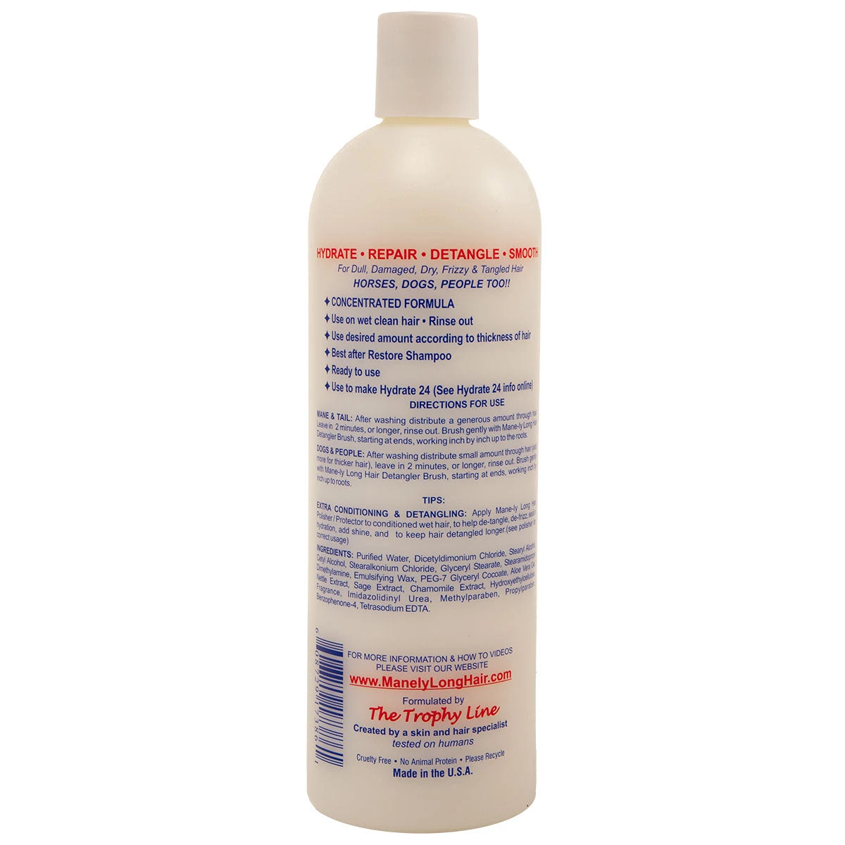Mane-ly Long Hair Repair Conditioner 16 Oz 4 Mane-ly Long Hair Repair Conditioner 16 Oz - Image 2