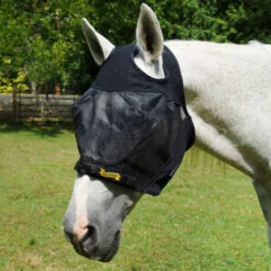 Absorbine UltraShield Fly Mask With Removable Nose No Ears -Lemieux Shop 430153 c1105 alt1