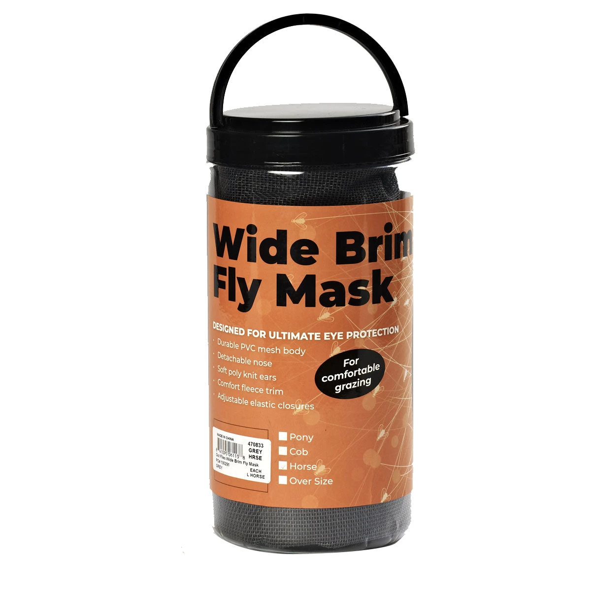 Got Flies Wide Brim Fly Mask 4 Got Flies Wide Brim Fly Mask - Image 2