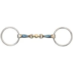 Shires Blue Sweet Iron Loose Ring Snaffle With Lozenge