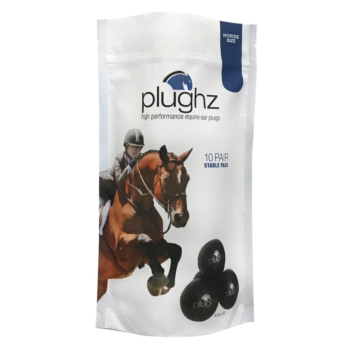 Plughz Horse Ear Plugs Stable Pack - 10 Pairs 3 Plughz Horse Ear Plugs Stable Pack - 10 Pairs
