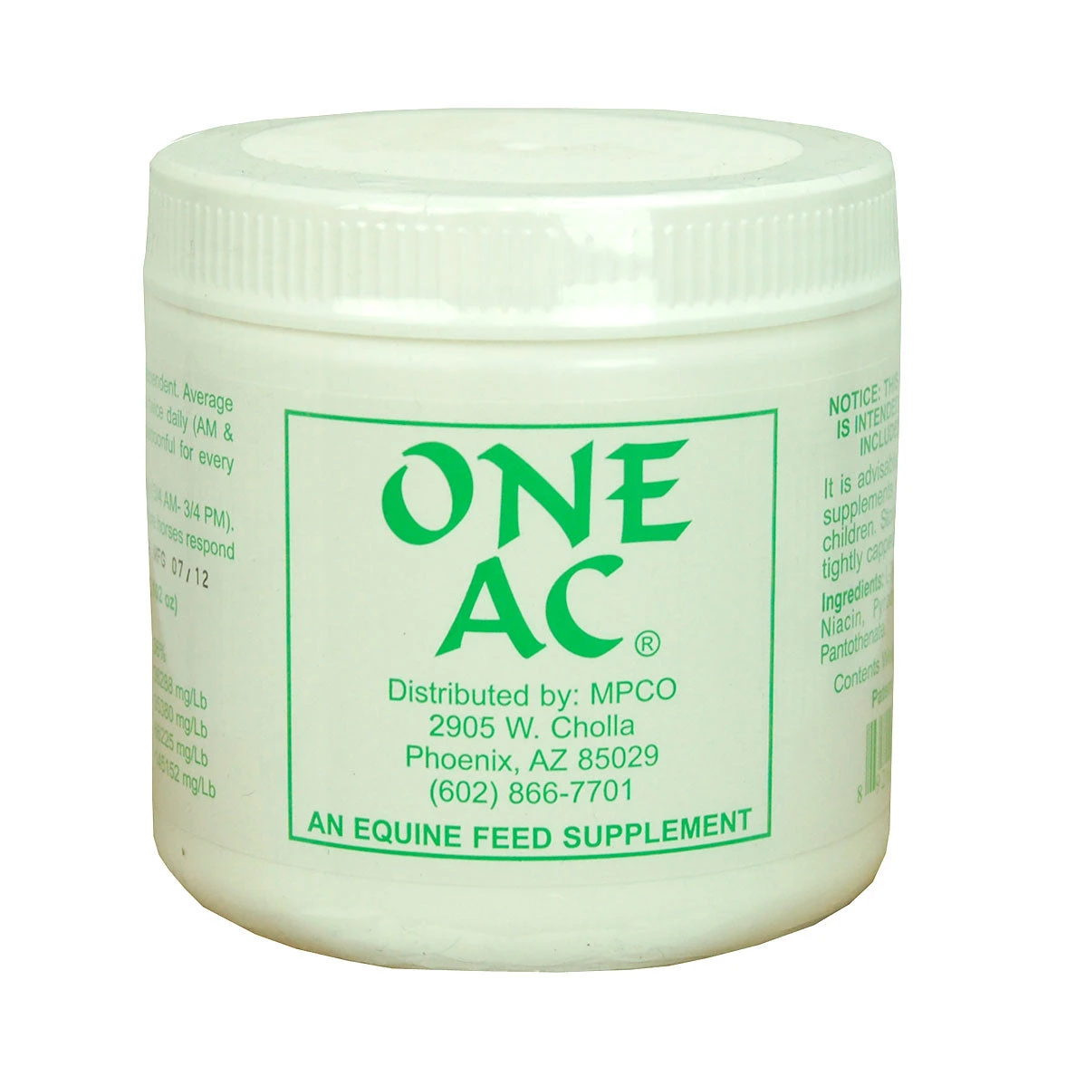 One Ac 200 Grams 30 Day Supply 3 One Ac 200 Grams 30 Day Supply