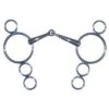 Toklat Continental Gag 4 Ring Snaffle Bit
