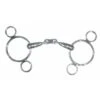 Toklat Continental Gag 3 Ring French Link Hollow Mouth 5 In