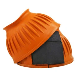 Bell Boots Rubber Ribbed With EZ Pull Fasteners 20 Bell Boots Rubber Ribbed With EZ Pull Fasteners -Lemieux Shop 8838b orange