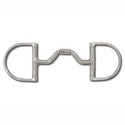 Myler English Dee SS Low Wide Ported Barrel No Hooks MB33 - Test Ride Bit