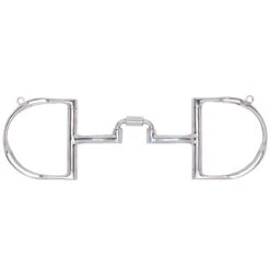 Myler English Dee Correctional Ported Barrel MB27 With Hooks - Test Ride Bit