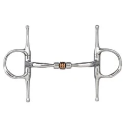 Myler Full Cheek Ss Comfort Snaffle Copper Roller Mb03 - Test Ride Bit