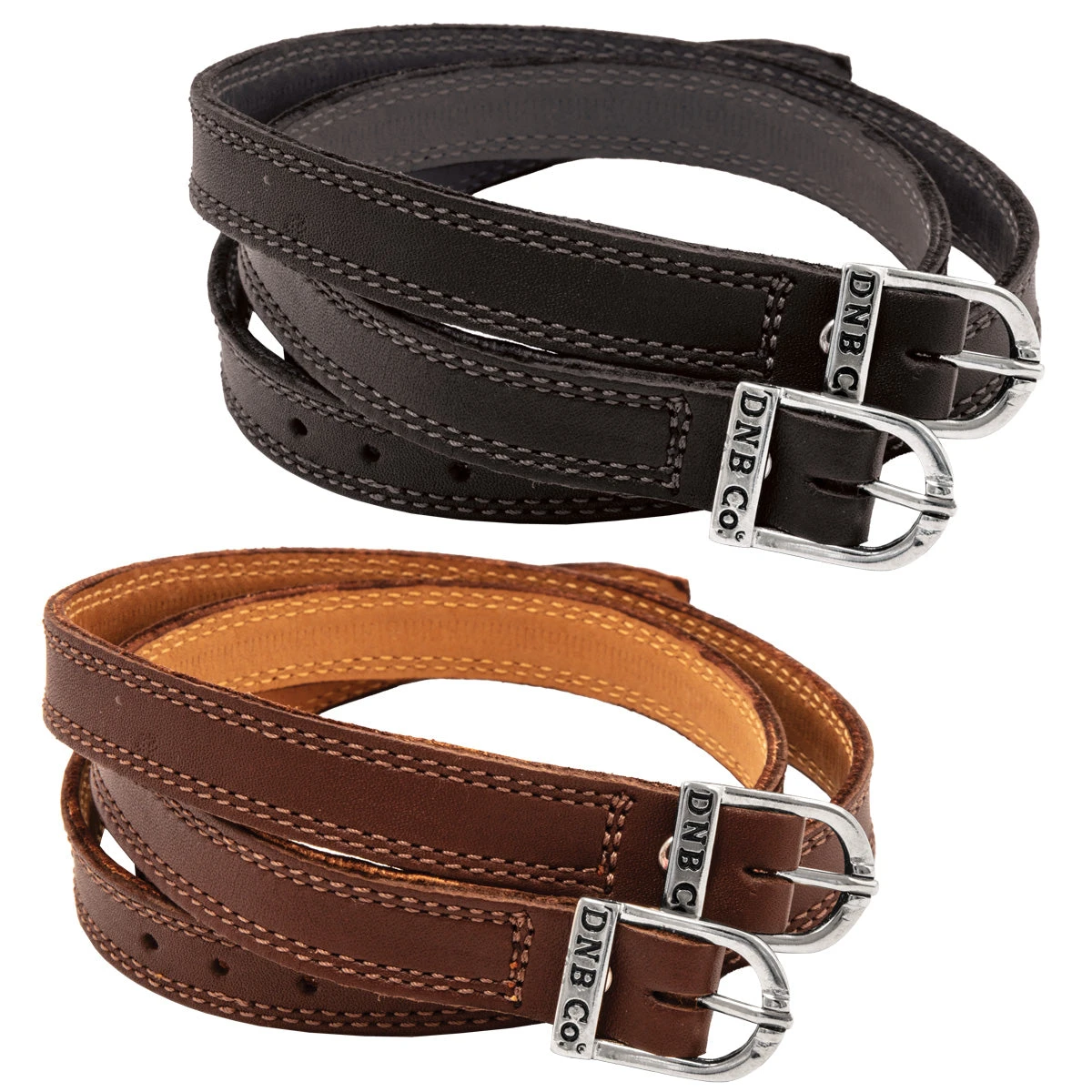 Deniro Calfskin Leather WRAT English Spur Straps 3 Deniro Calfskin Leather WRAT English Spur Straps
