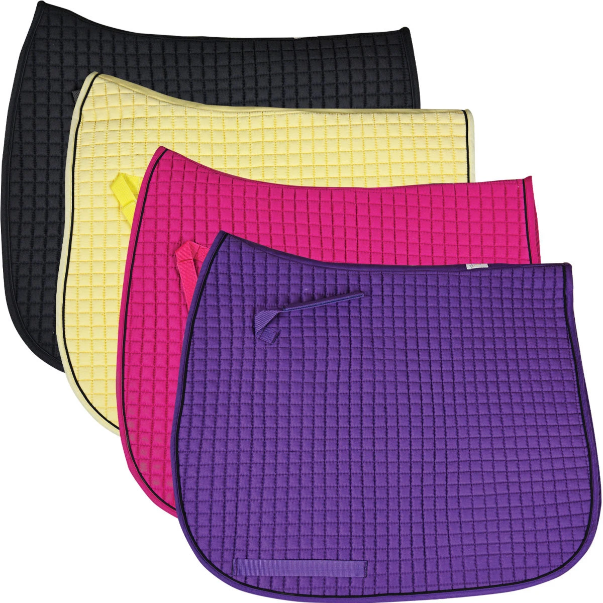 Cotton Quilted Extra Long Dressage Pad 3 Cotton Quilted Extra Long Dressage Pad