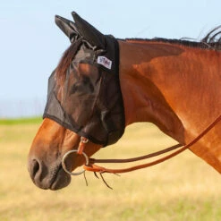 Cashel Quiet Ride Fly Mask With Ears -Lemieux Shop qrse 1