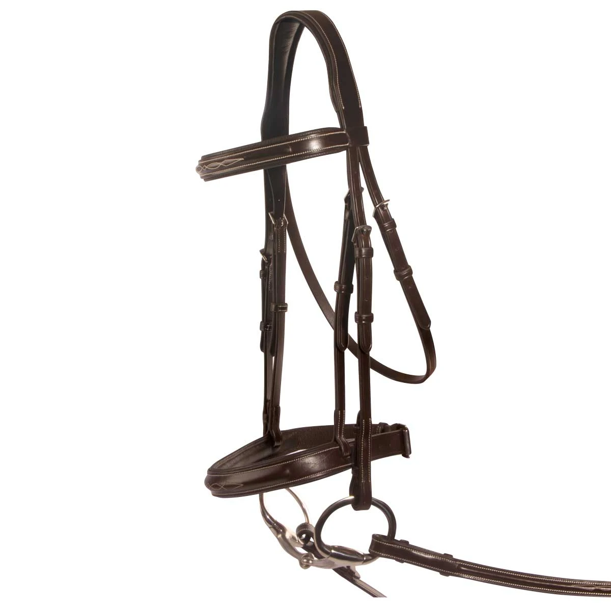 Royal Heritage Raised Padded Fancy Stitch Hunt Bridle 3 Royal Heritage Raised Padded Fancy Stitch Hunt Bridle
